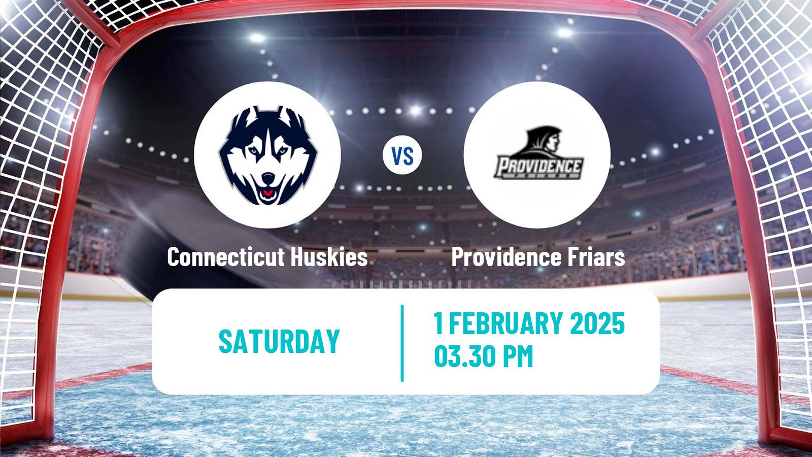 Hockey NCAA Hockey Connecticut Huskies - Providence Friars