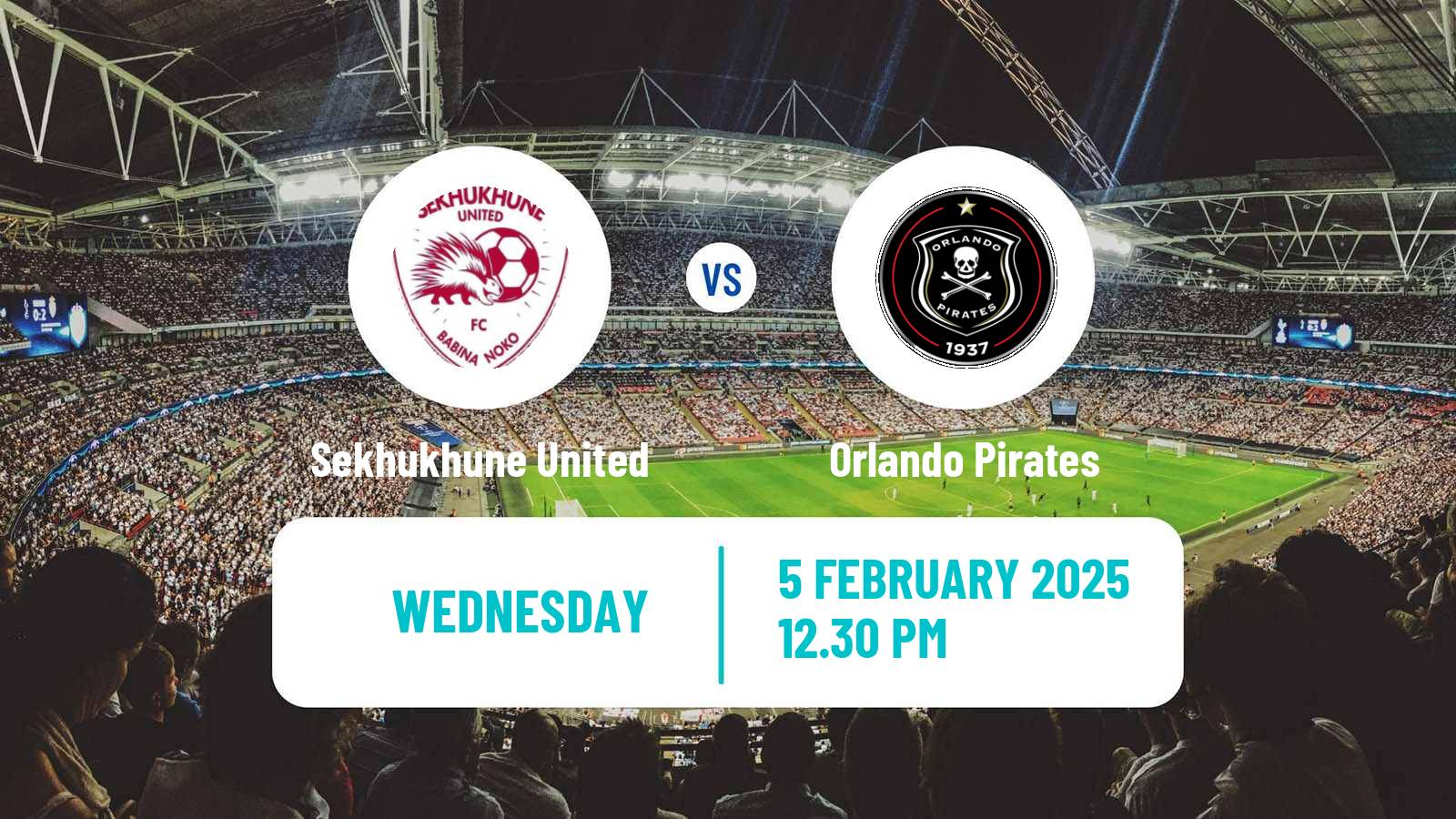 Soccer South African Premier Soccer League Sekhukhune United - Orlando Pirates