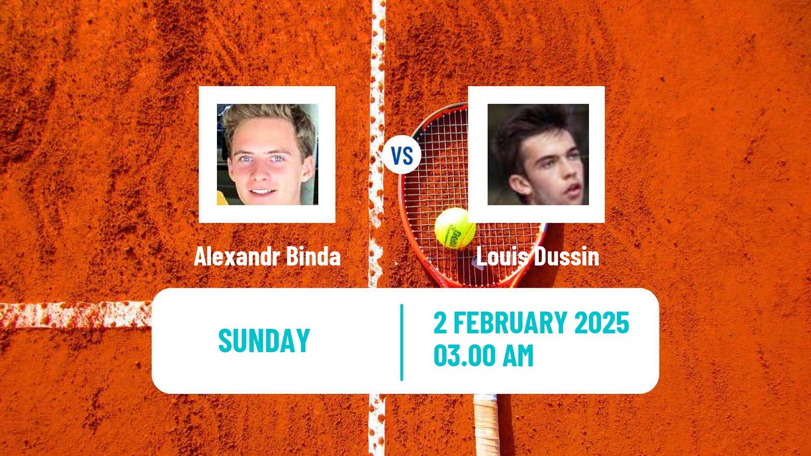 Tennis ITF M15 Sharm Elsheikh Men Alexandr Binda - Louis Dussin