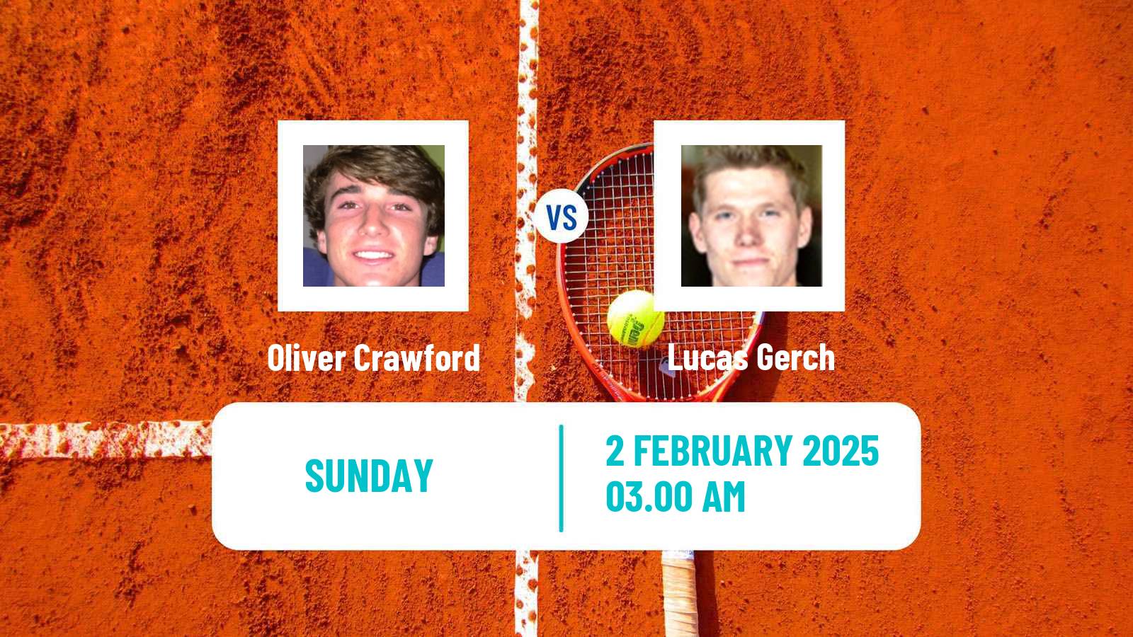 Tennis ITF M15 Zahra Men Oliver Crawford - Lucas Gerch