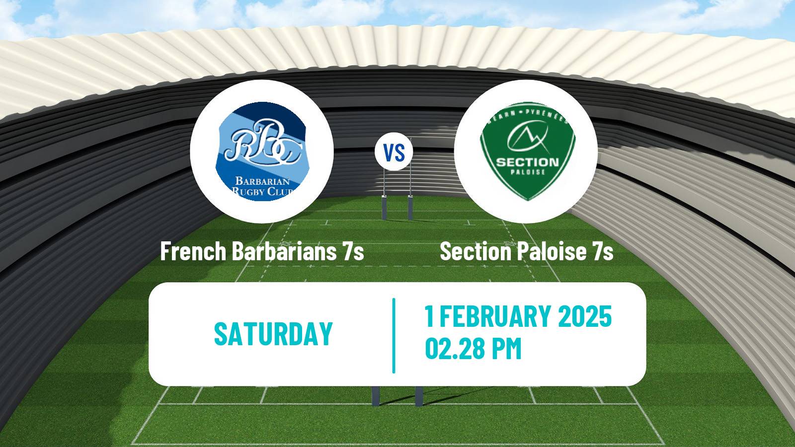 Rugby union French Supersevens Finals French Barbarians 7s - Section Paloise 7s