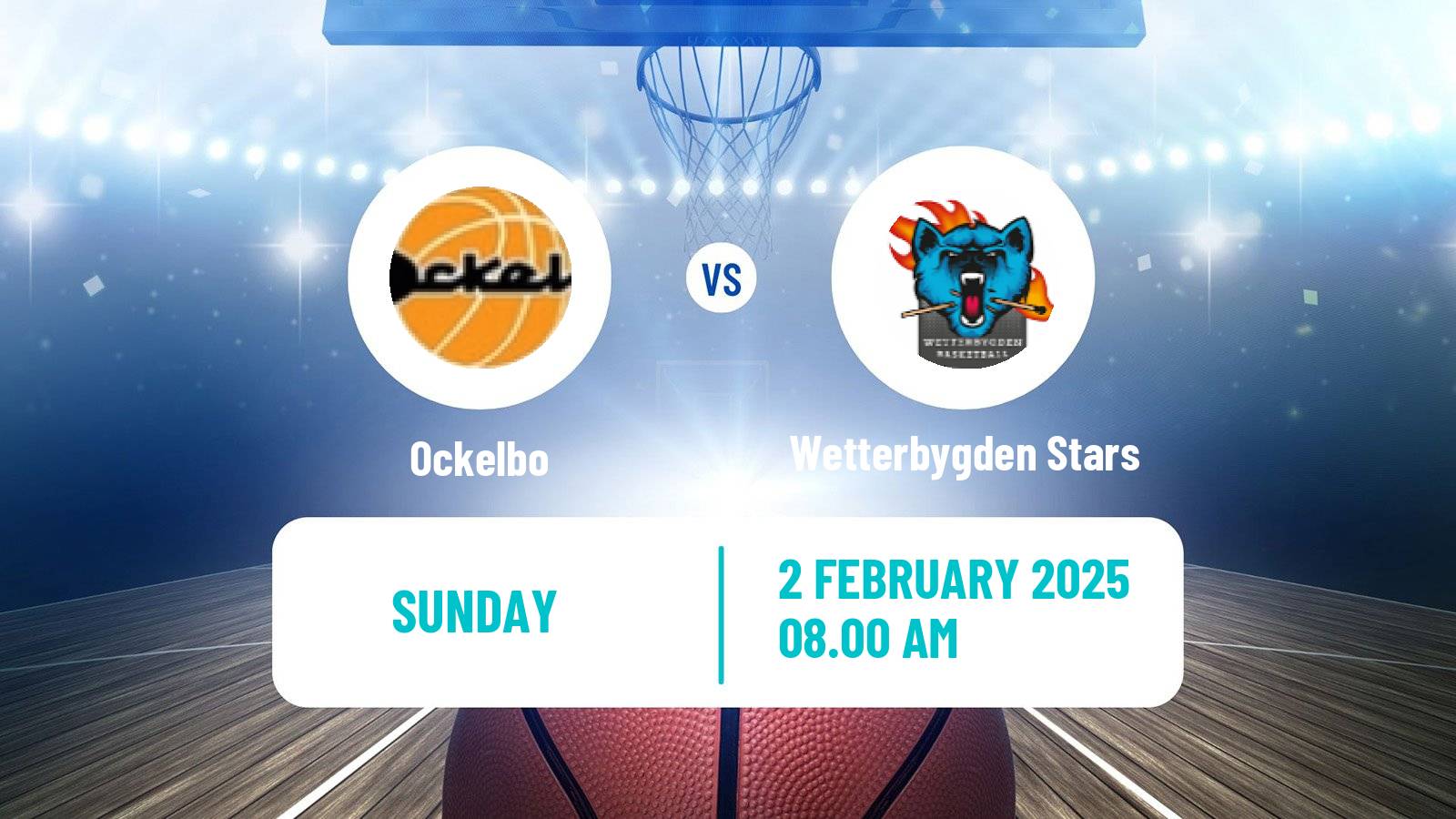 Basketball Swedish Superettan Basketball Ockelbo - Wetterbygden Stars