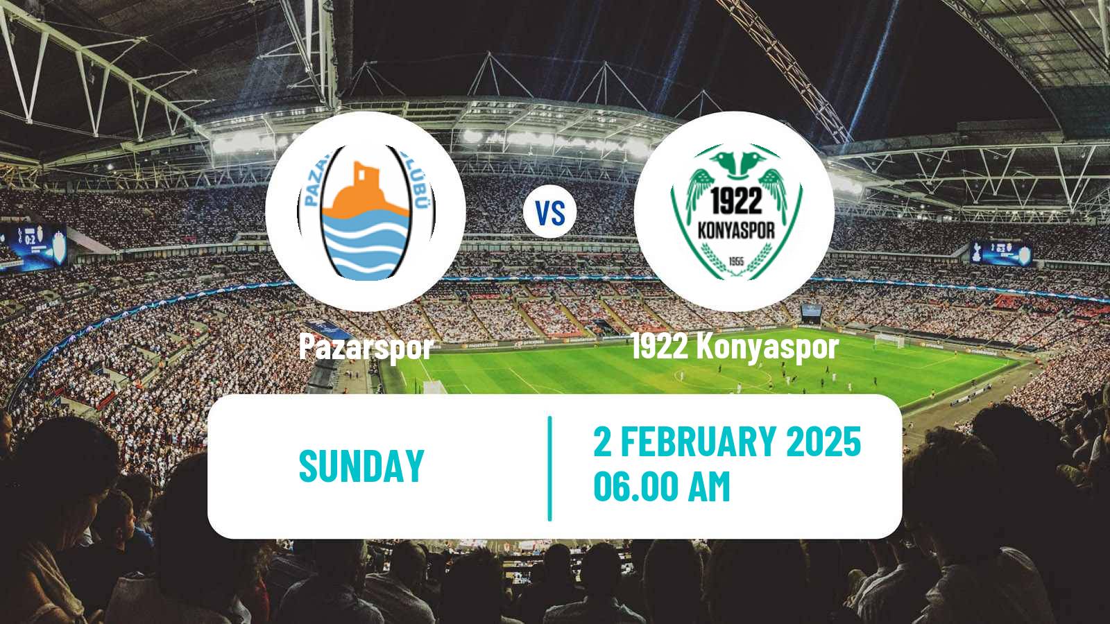 Soccer Turkish 3 Lig Group 3 Pazarspor - 1922 Konyaspor