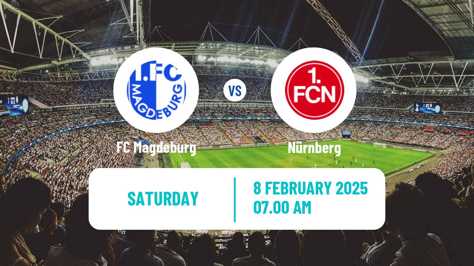 Soccer German 2 Bundesliga Magdeburg - Nürnberg