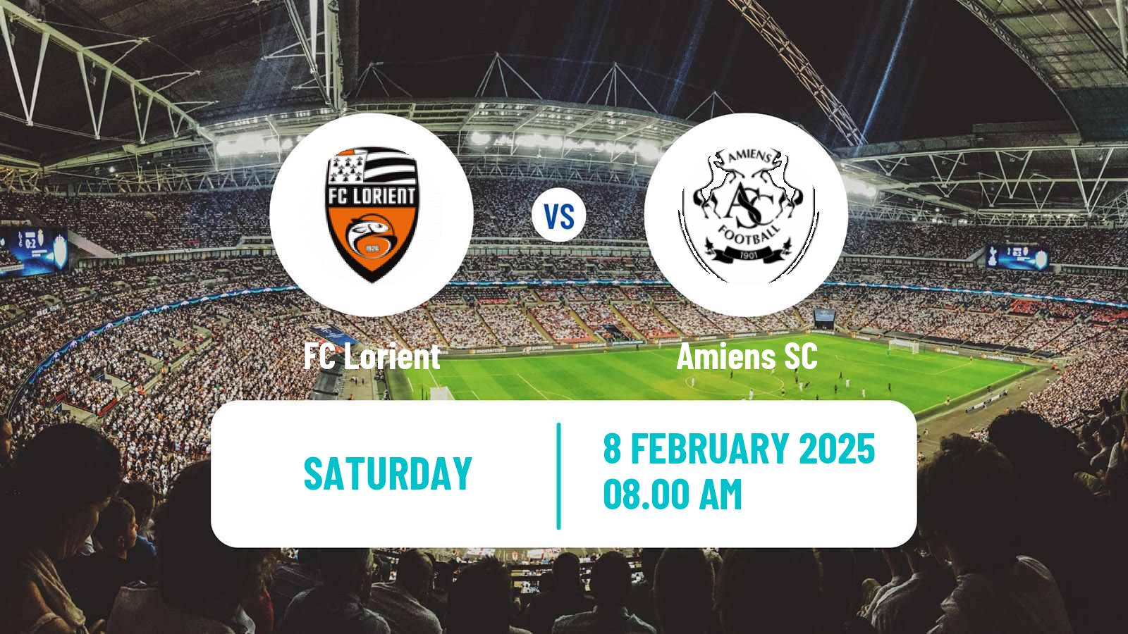 Soccer French Ligue 2 Lorient - Amiens