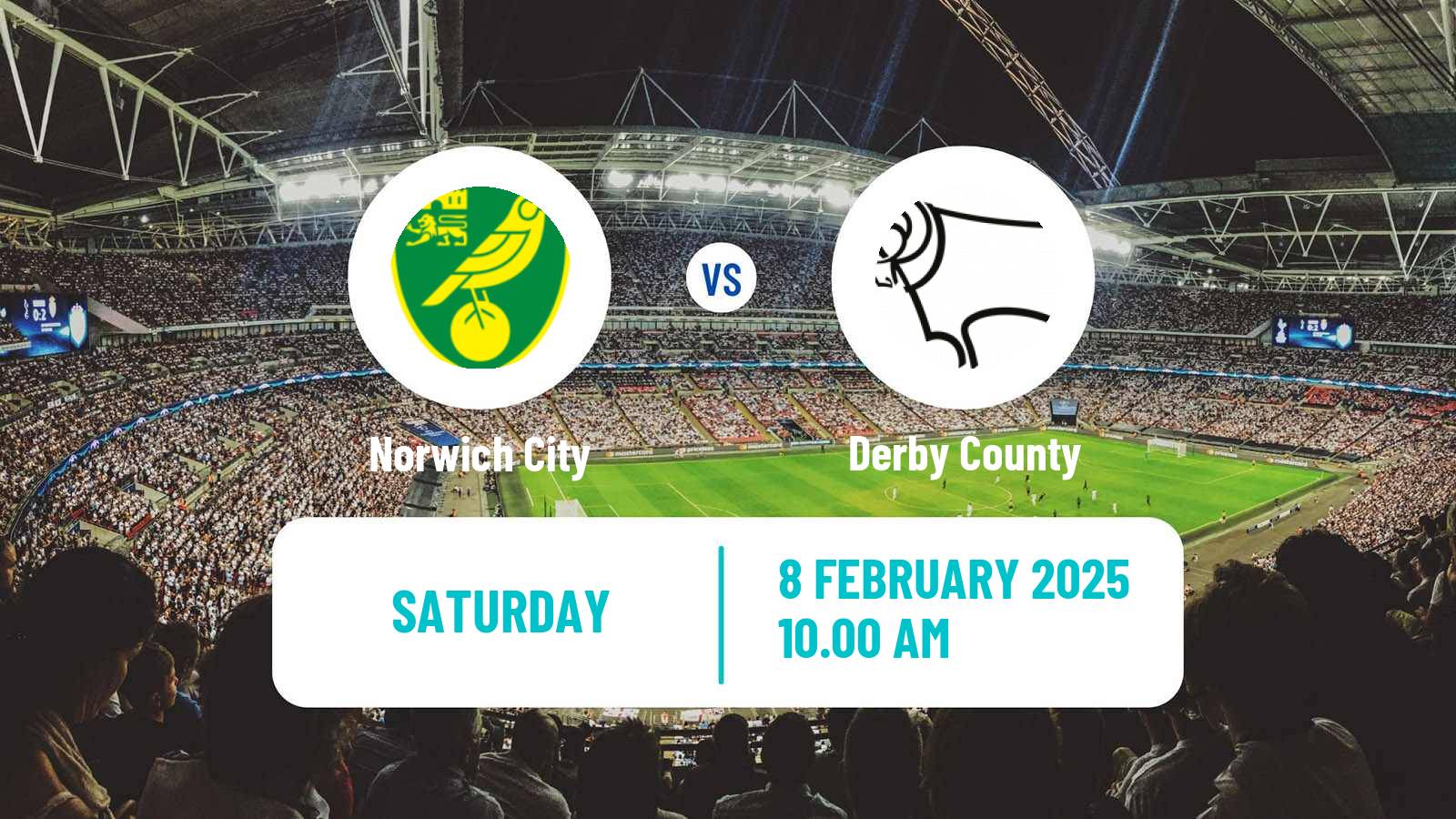 Soccer English League Championship Norwich City - Derby County