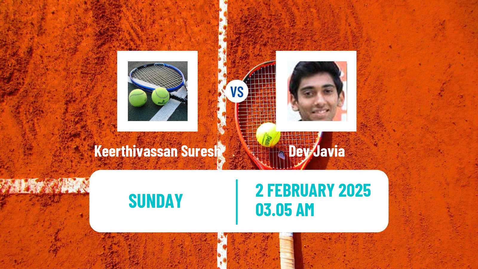 Tennis Chennai Challenger Men Keerthivassan Suresh - Dev Javia