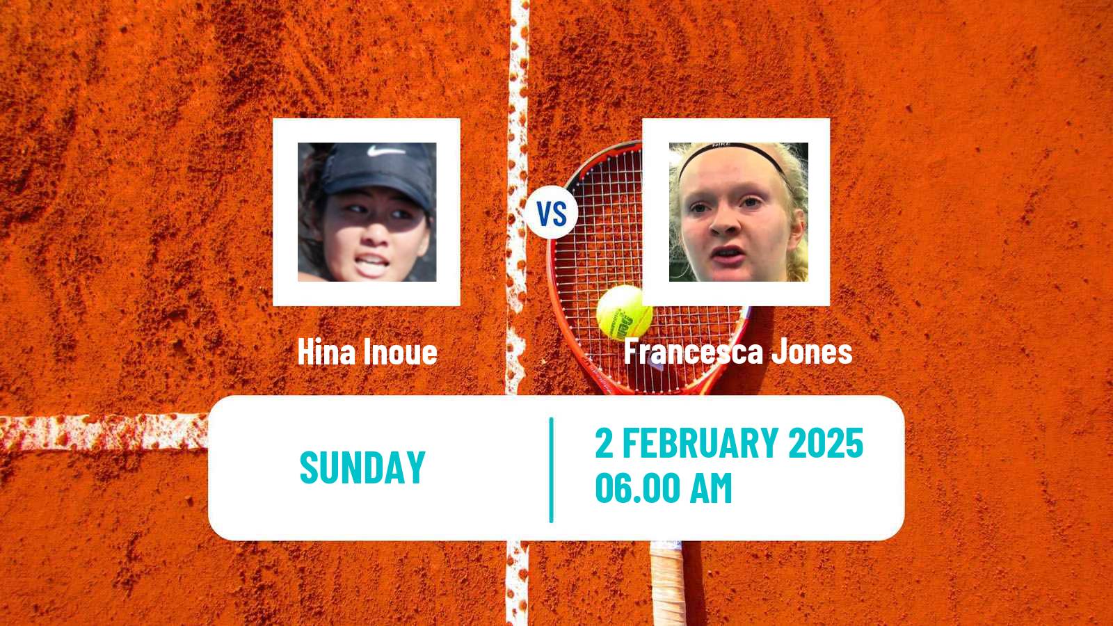 Tennis WTA Cluj Napoca Hina Inoue - Francesca Jones