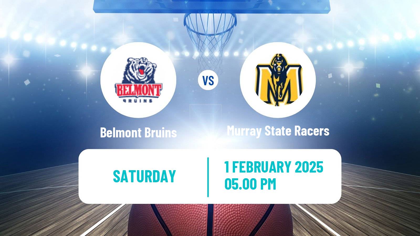 Basketball NCAA College Basketball Women Belmont Bruins - Murray State Racers