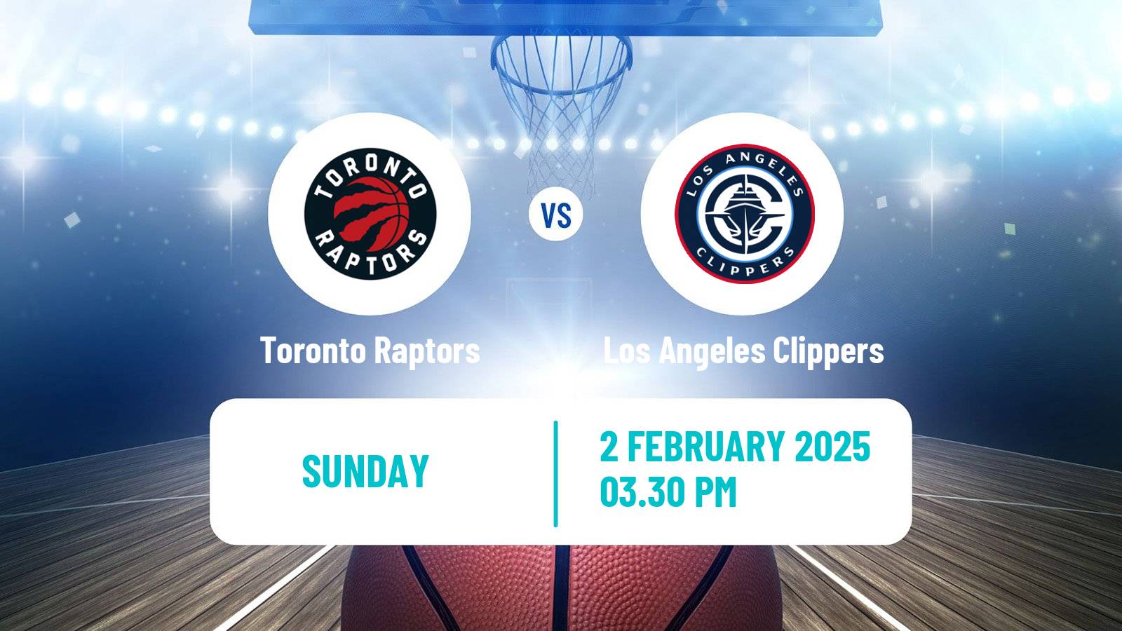 Basketball NBA Toronto Raptors - Los Angeles Clippers