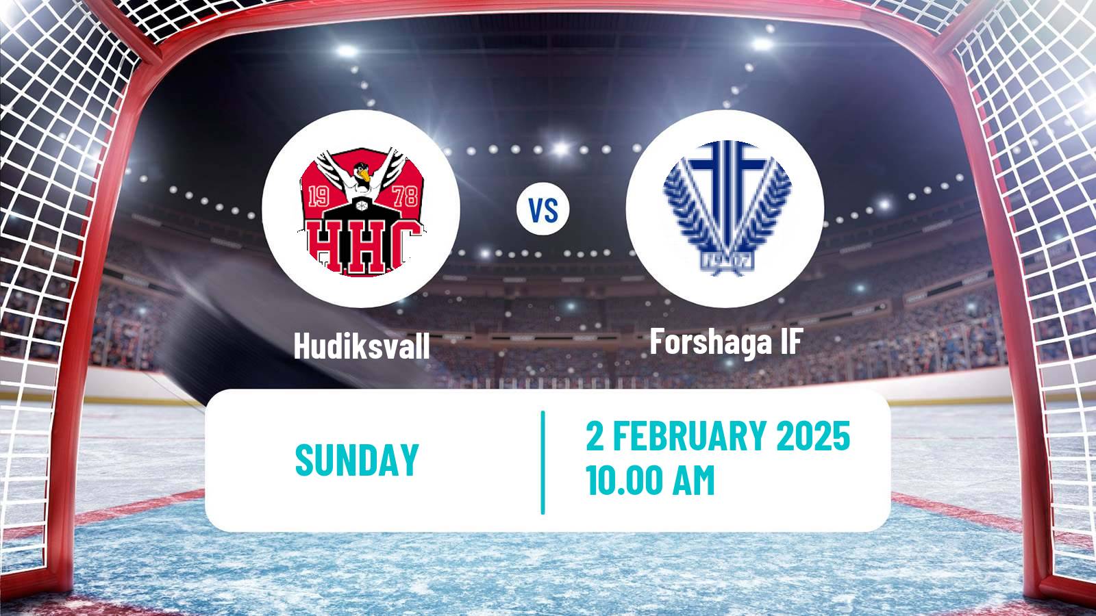 Hockey Swedish Hockey AllEttan Norra Hudiksvall - Forshaga