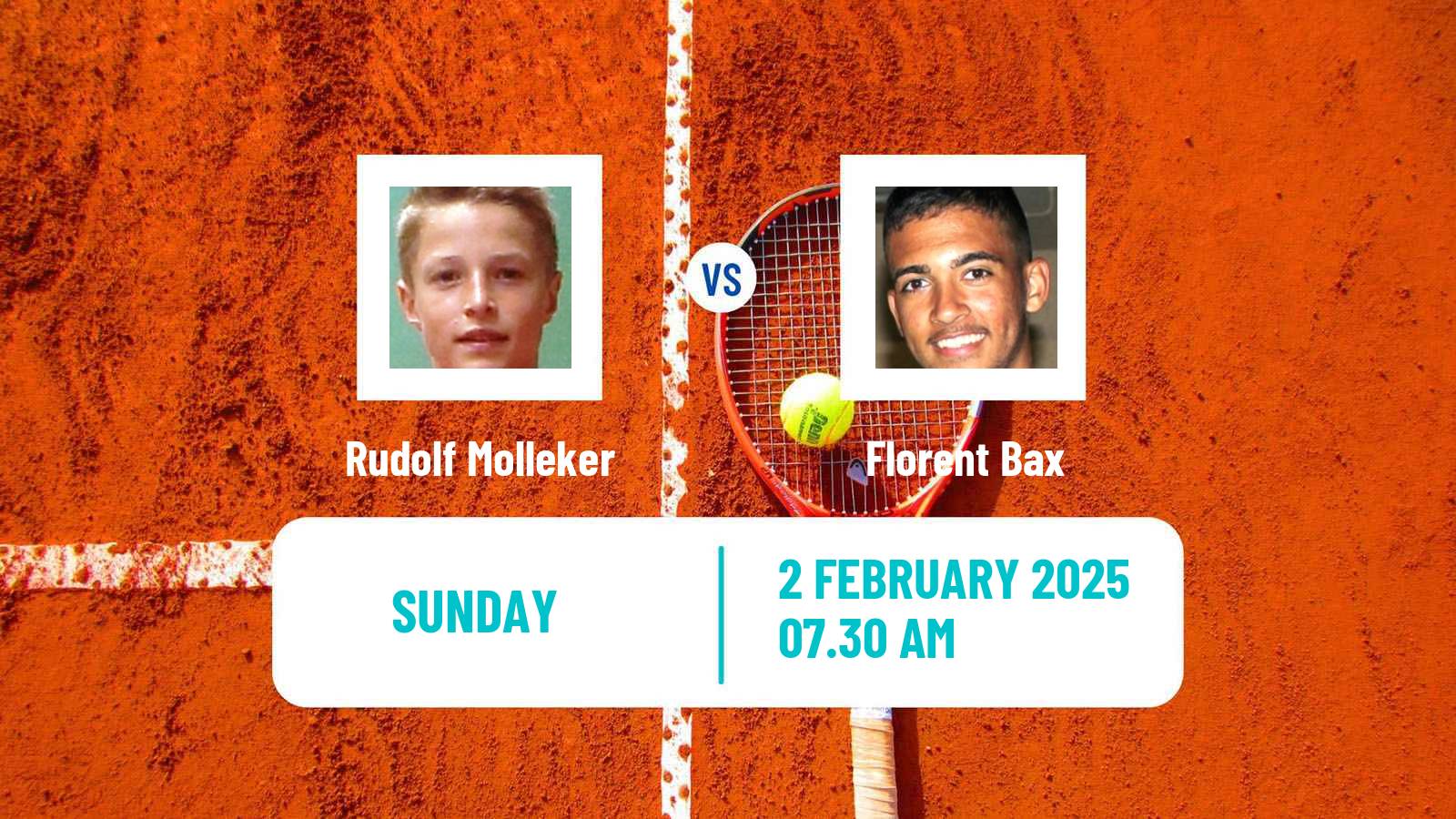 Tennis Lille Challenger Men Rudolf Molleker - Florent Bax