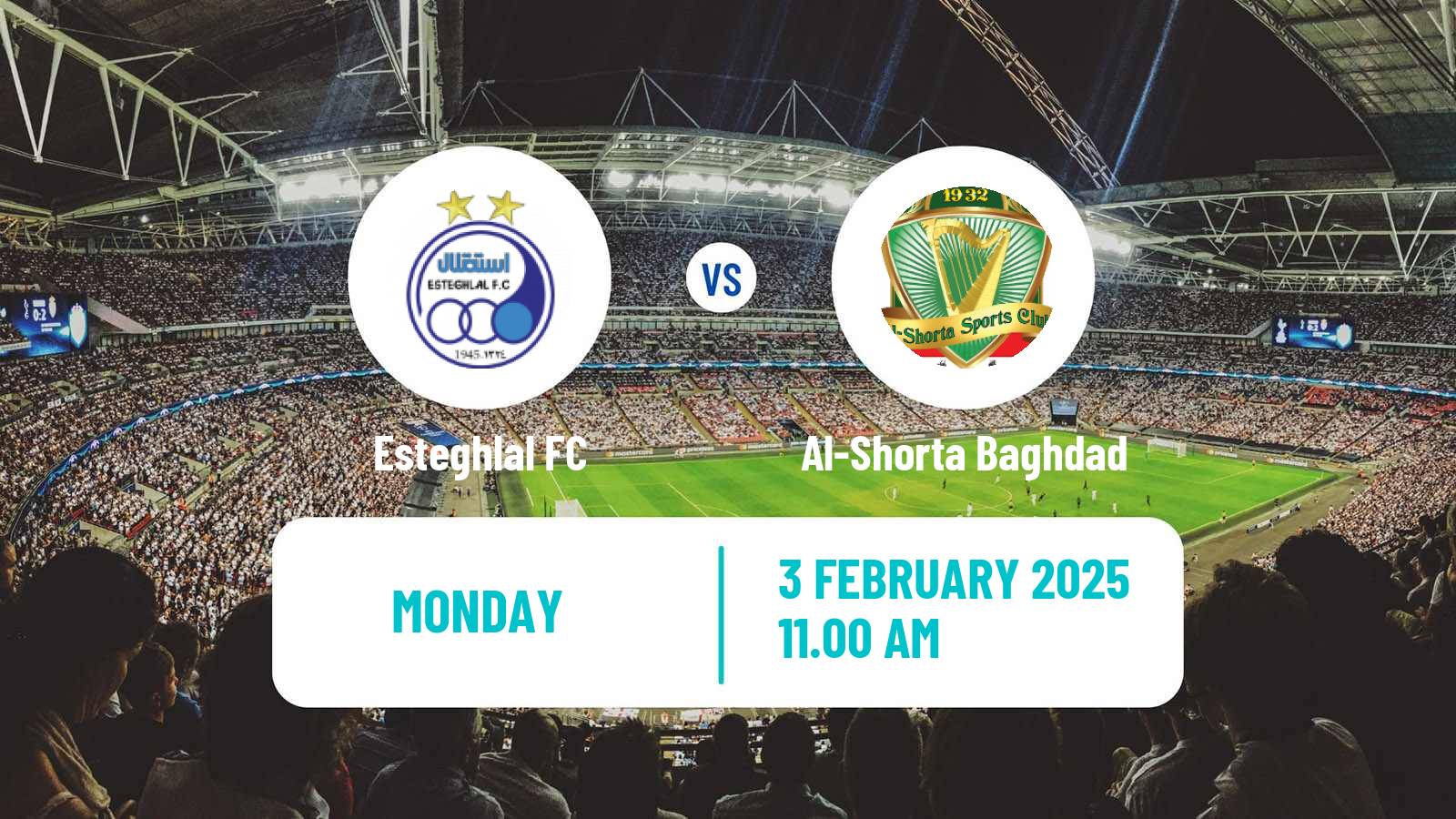 Soccer AFC Champions League Esteghlal - Al-Shorta Baghdad