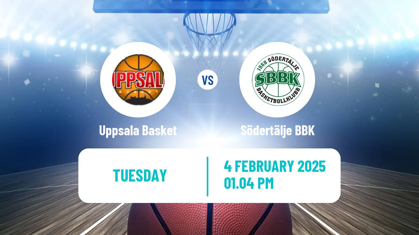 Basketball Swedish Basketligan Uppsala Basket - Södertälje BBK