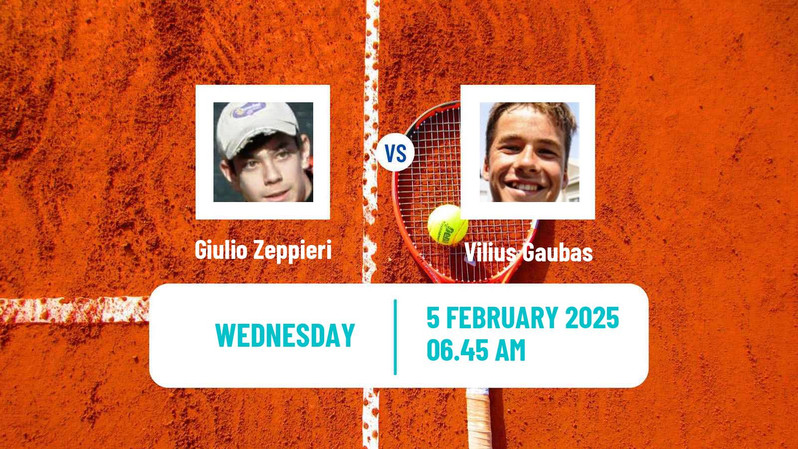 Tennis Tenerife Challenger Men Giulio Zeppieri - Vilius Gaubas