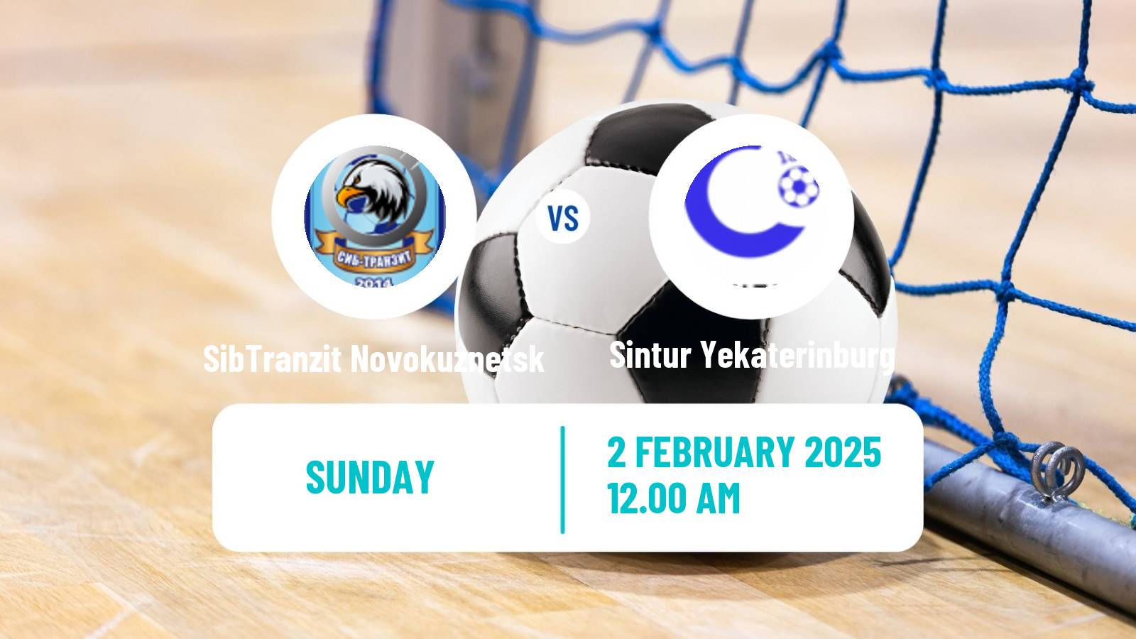 Futsal Russian Second Division Futsal SibTranzit Novokuznetsk - Sintur Yekaterinburg