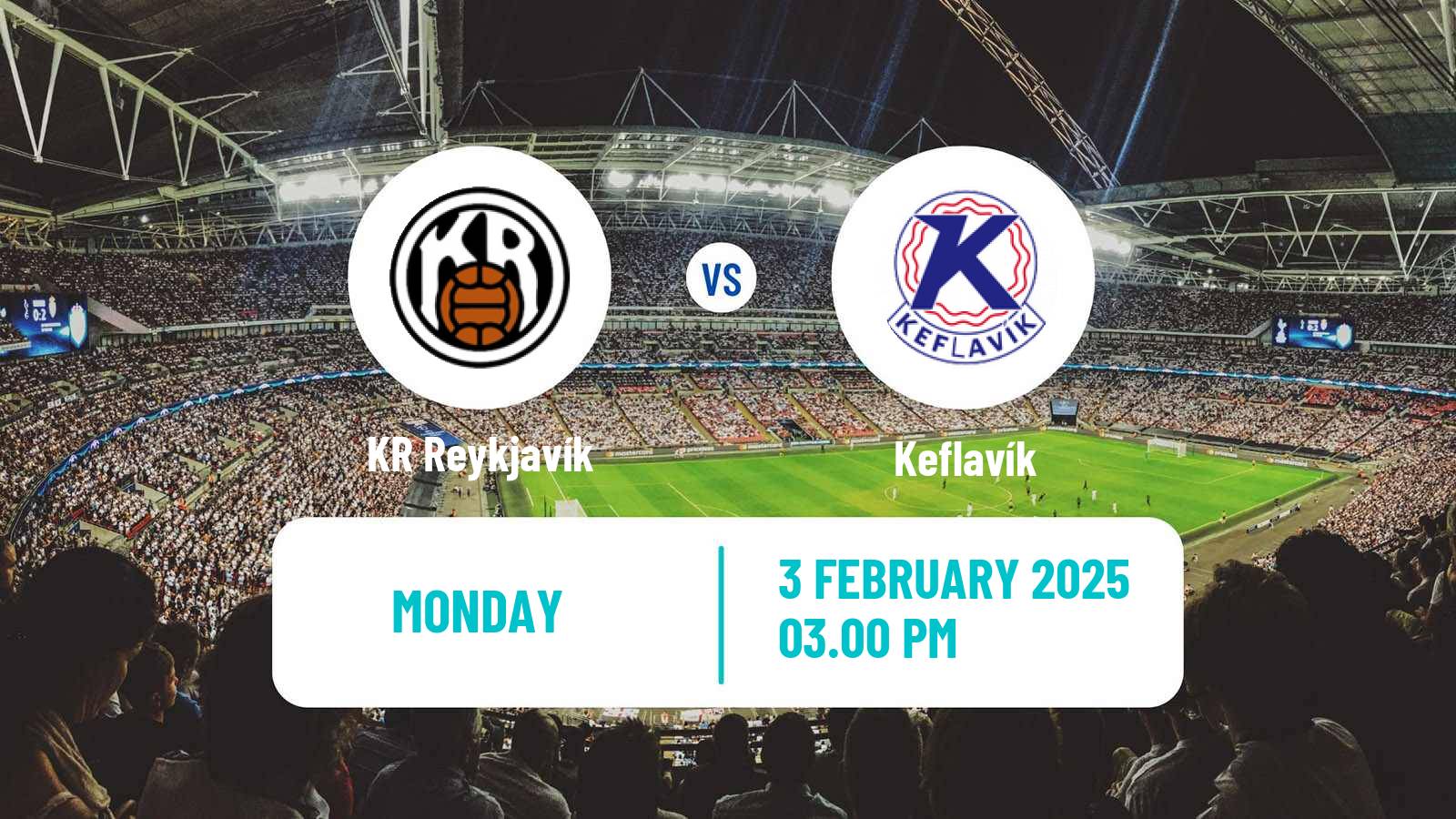 Soccer Icelandic League Cup KR Reykjavík - Keflavík