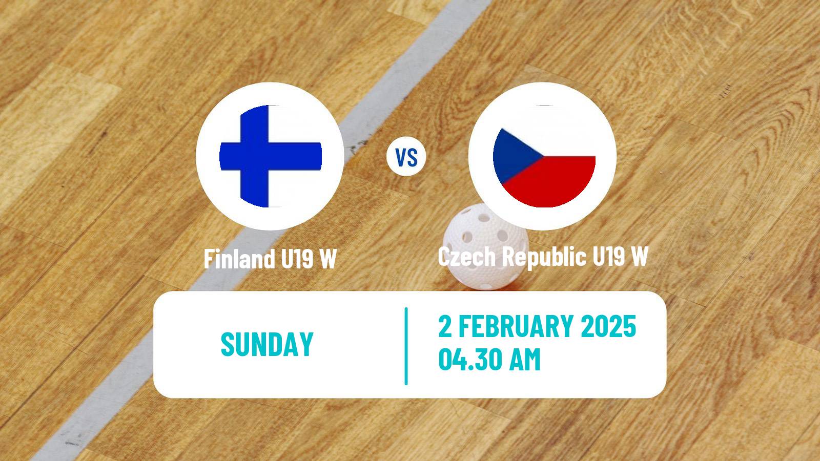 Floorball Friendly International Floorball Women Finland U19 W - Czech Republic U19 W