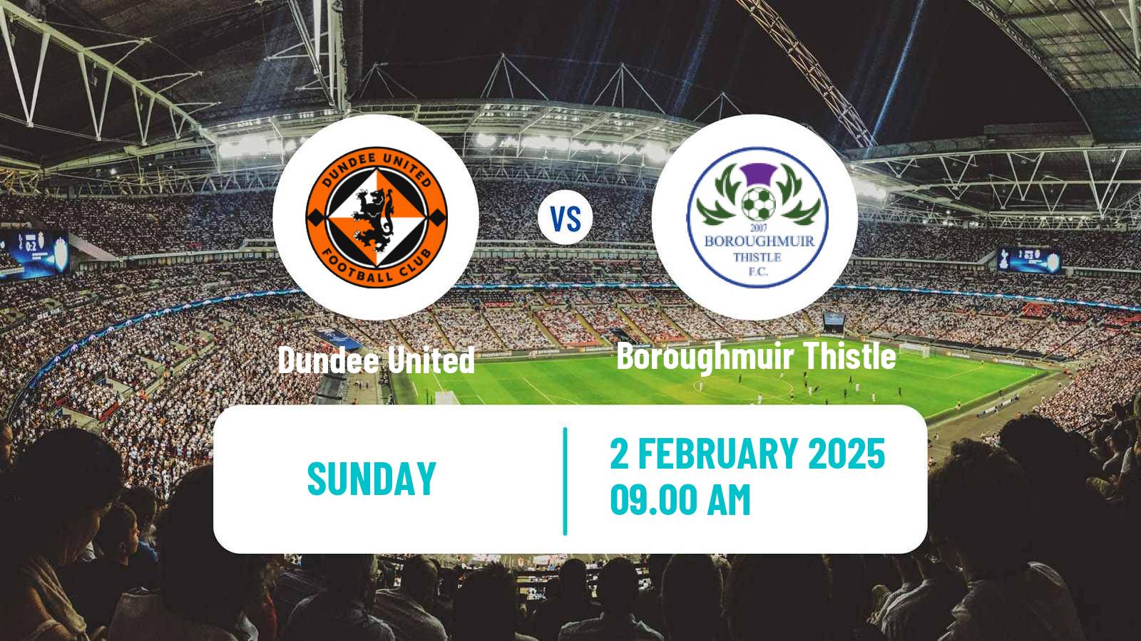 Soccer Scottish Cup Women Dundee United - Boroughmuir Thistle