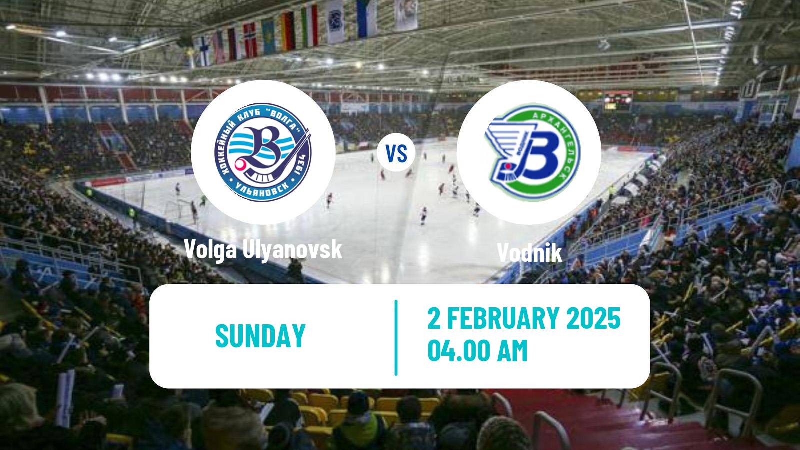 Bandy Russian Super League Bandy Volga Ulyanovsk - Vodnik