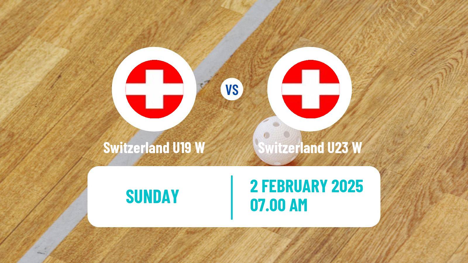 Floorball Friendly International Floorball Women Switzerland U19 W - Switzerland U23 W