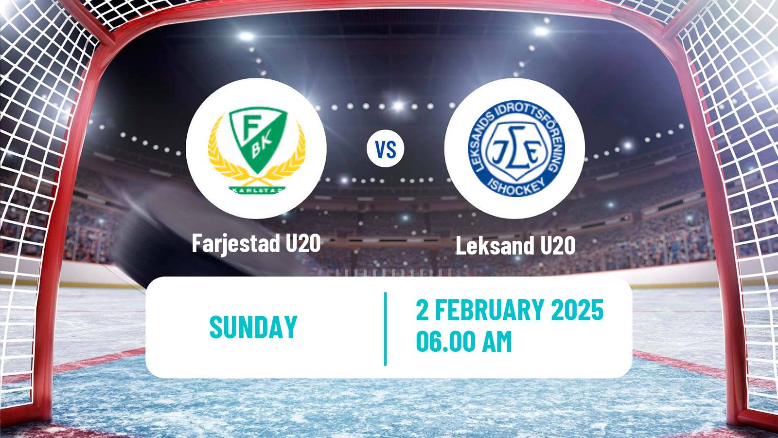 Hockey Swedish Superelit U20 Hockey Farjestad U20 - Leksand U20