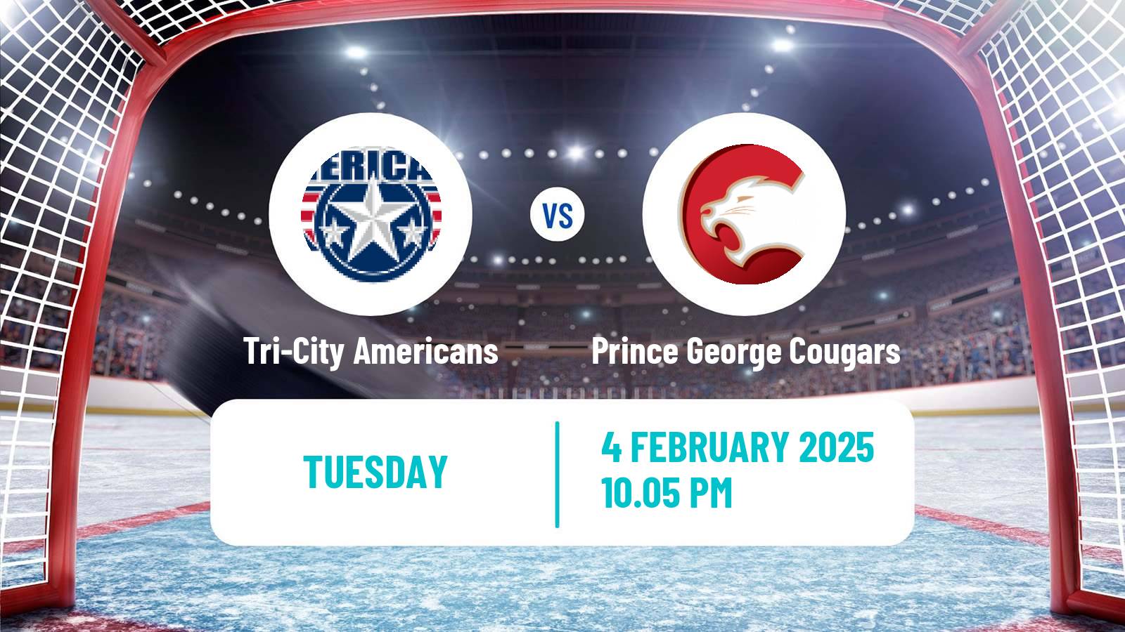 Hockey WHL Tri-City Americans - Prince George Cougars