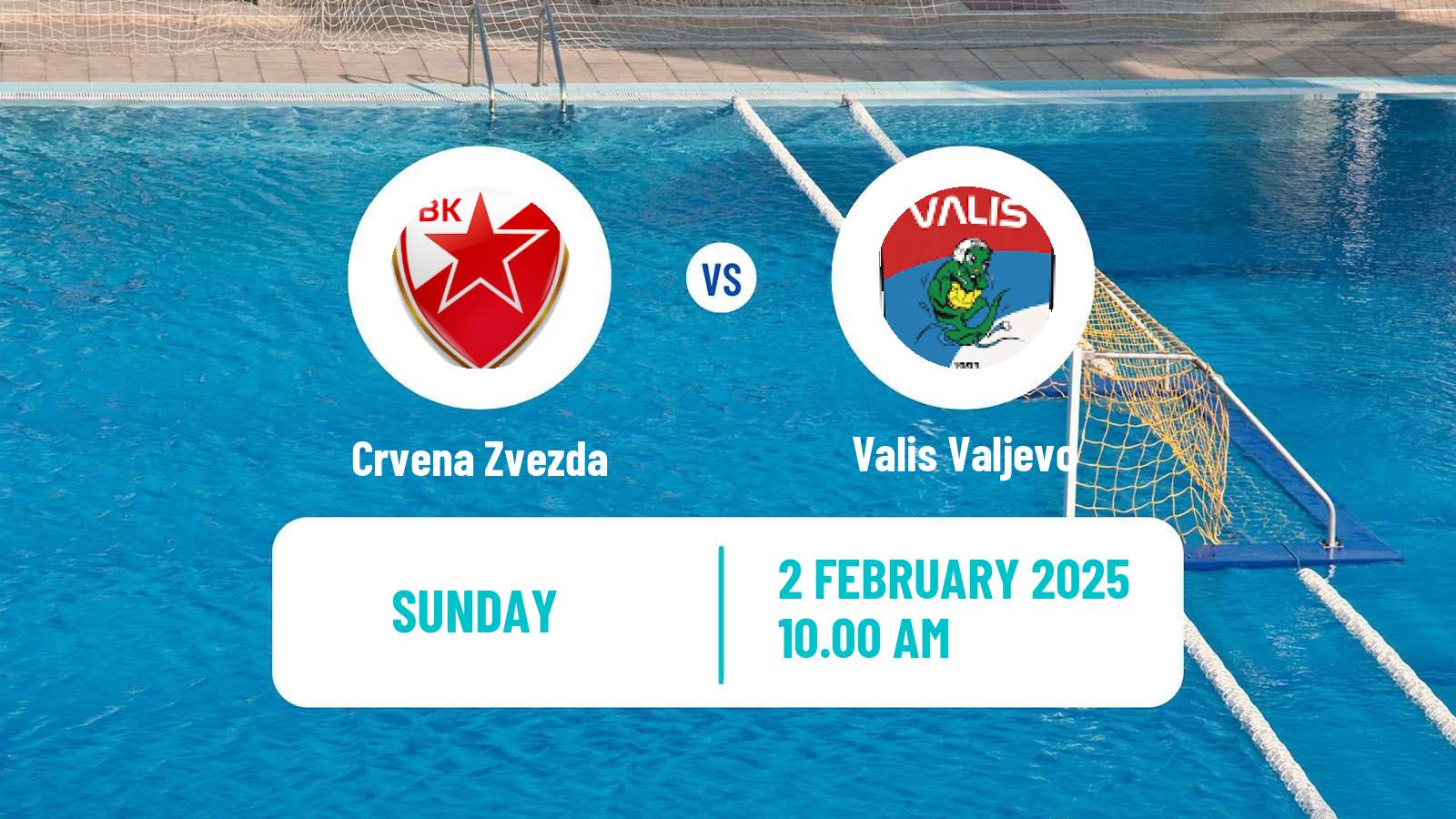 Water polo Serbian Super Liga Water Polo Crvena Zvezda - Valis Valjevo