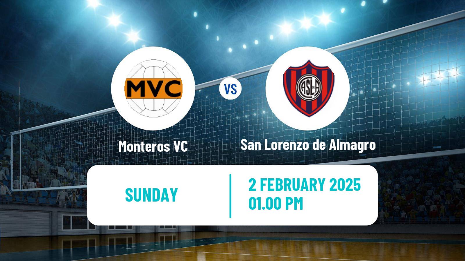 Volleyball Argentinian LVA Volleyball Monteros - San Lorenzo de Almagro