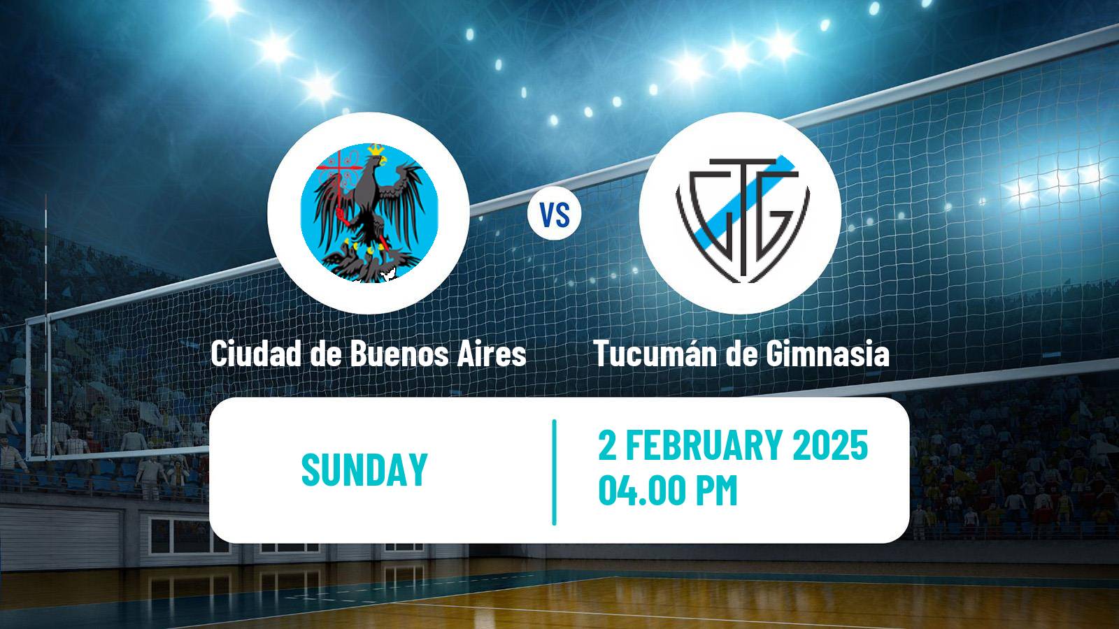 Volleyball Argentinian LVA Volleyball Ciudad de Buenos Aires - Tucumán de Gimnasia