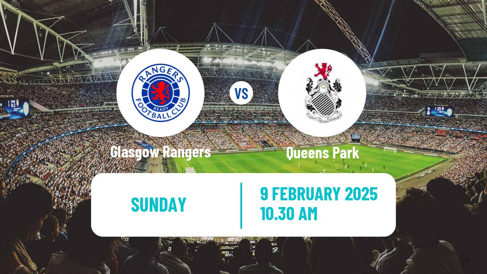 Soccer Scottish Cup Glasgow Rangers - Queens Park