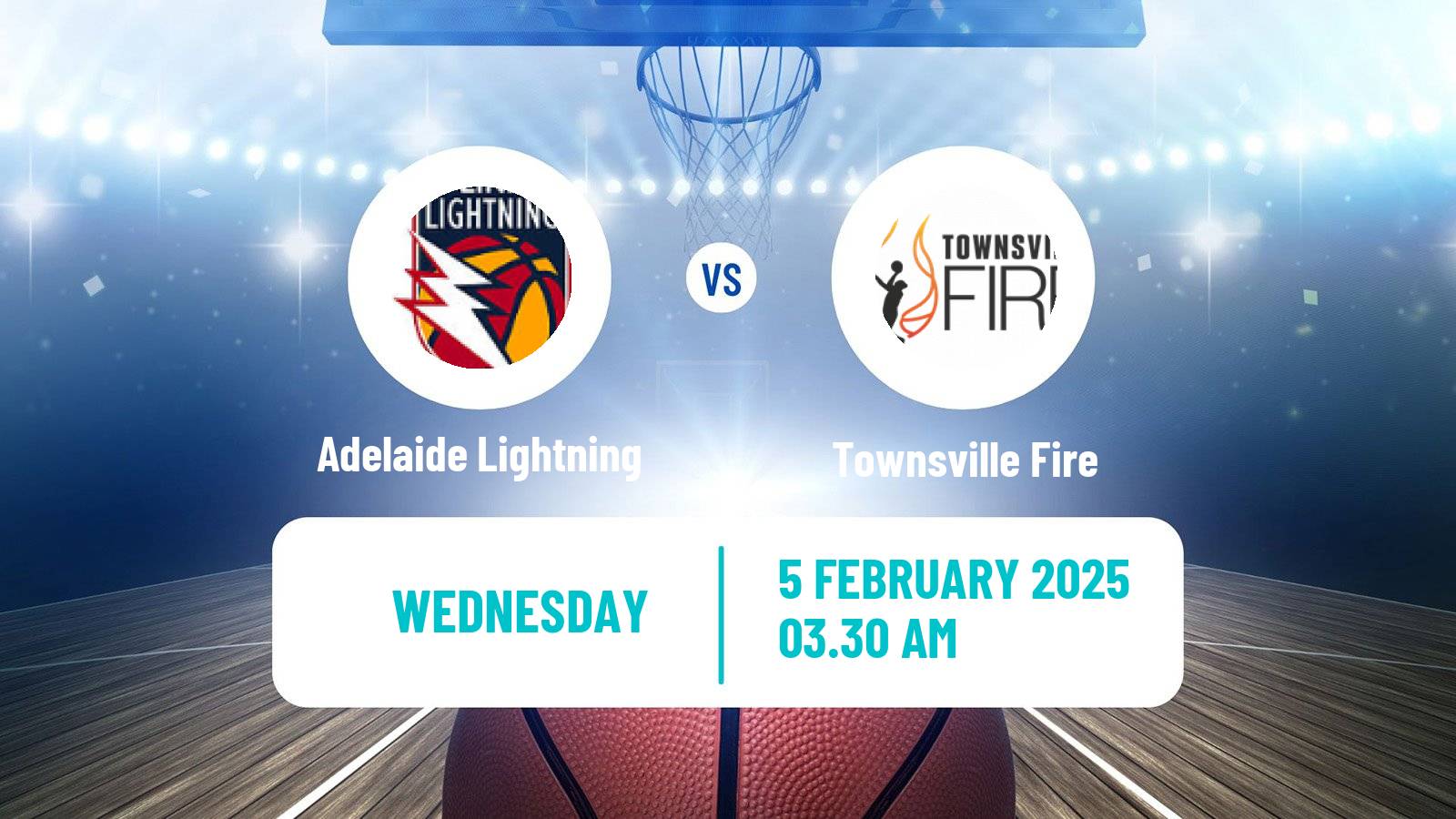 Basketball Australian WNBL Adelaide Lightning - Townsville Fire