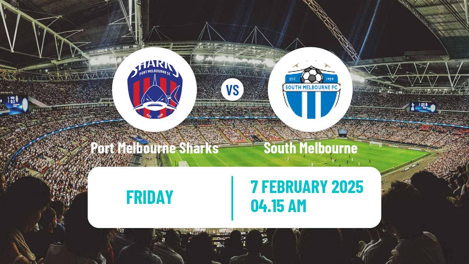 Soccer Australian NPL Victoria Port Melbourne Sharks - South Melbourne