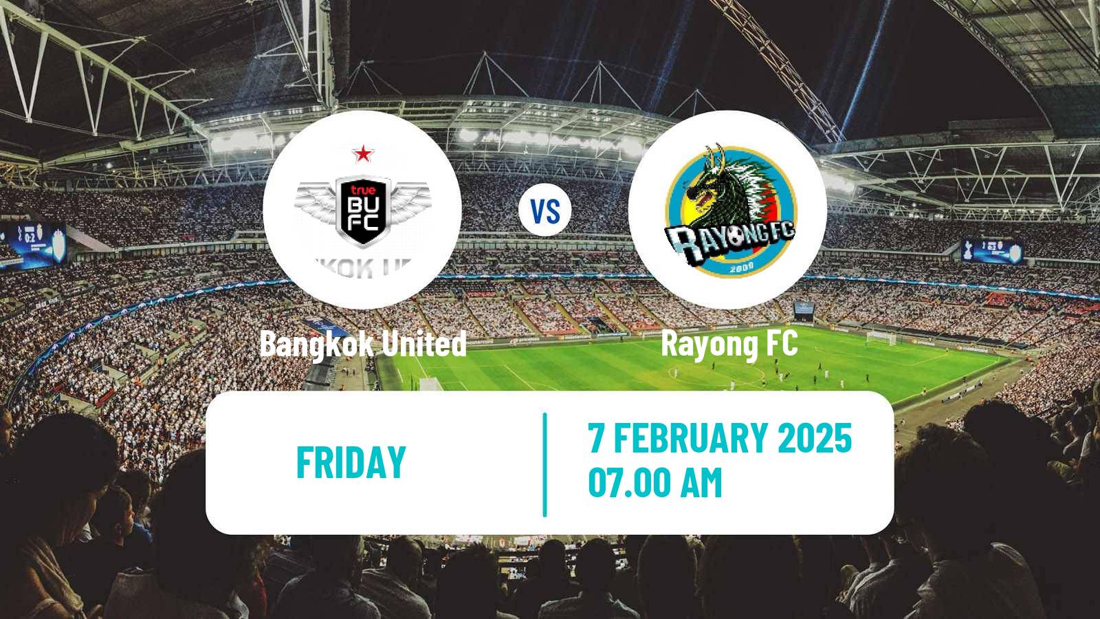 Soccer Thai League 1 Bangkok United - Rayong FC