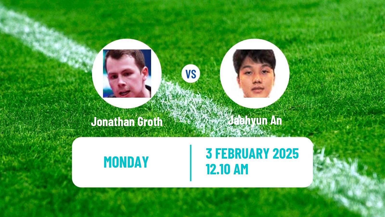 Table tennis Singapore Smash Men Jonathan Groth - Jaehyun An