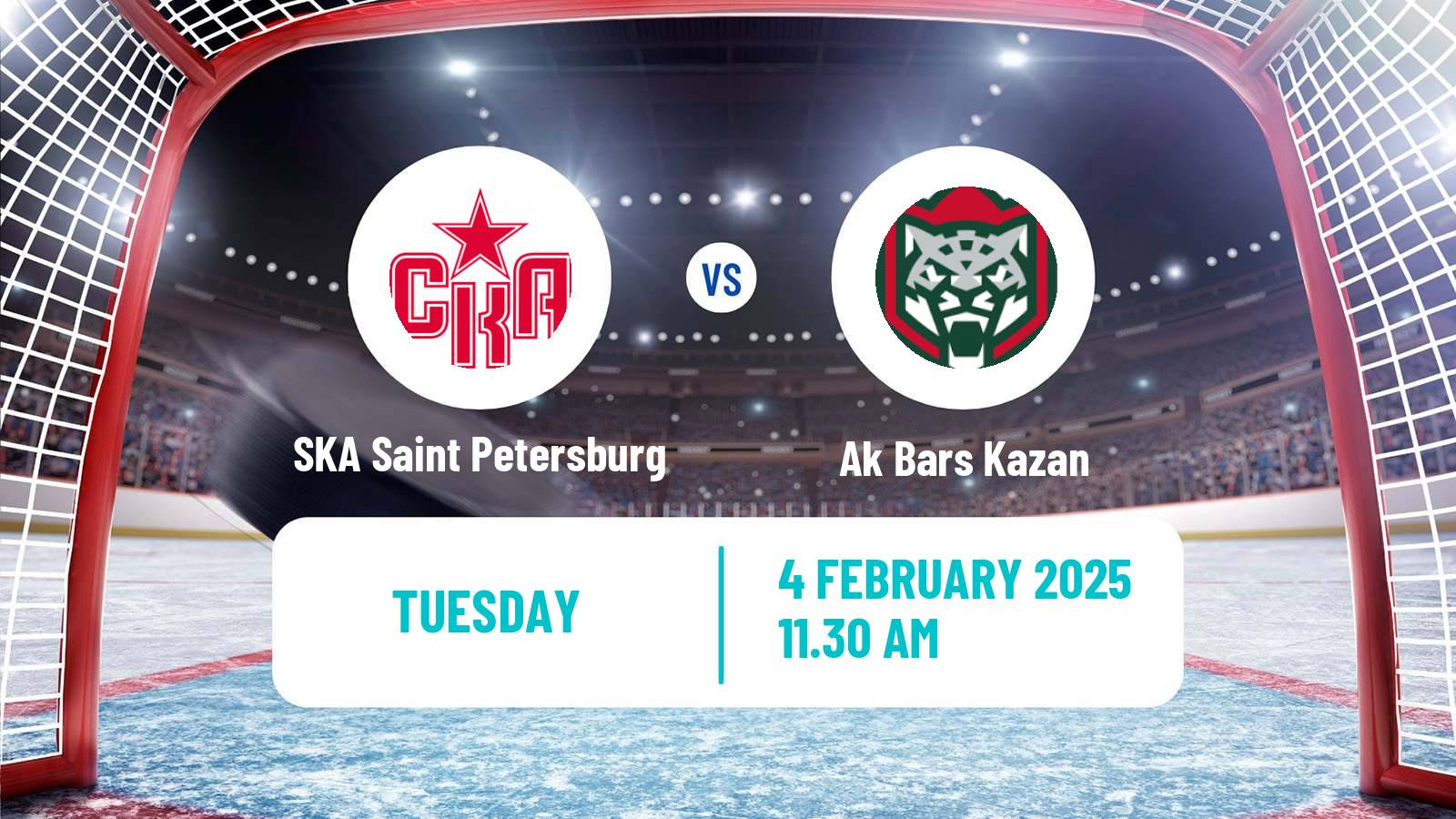 Hockey KHL SKA Saint Petersburg - Ak Bars Kazan