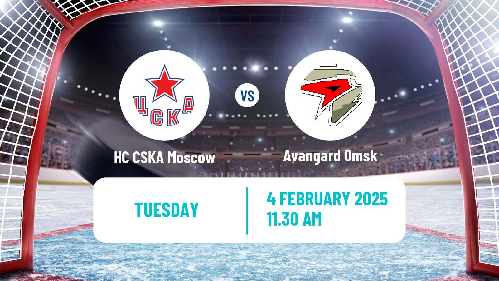 Hockey KHL HC CSKA Moscow - Avangard Omsk