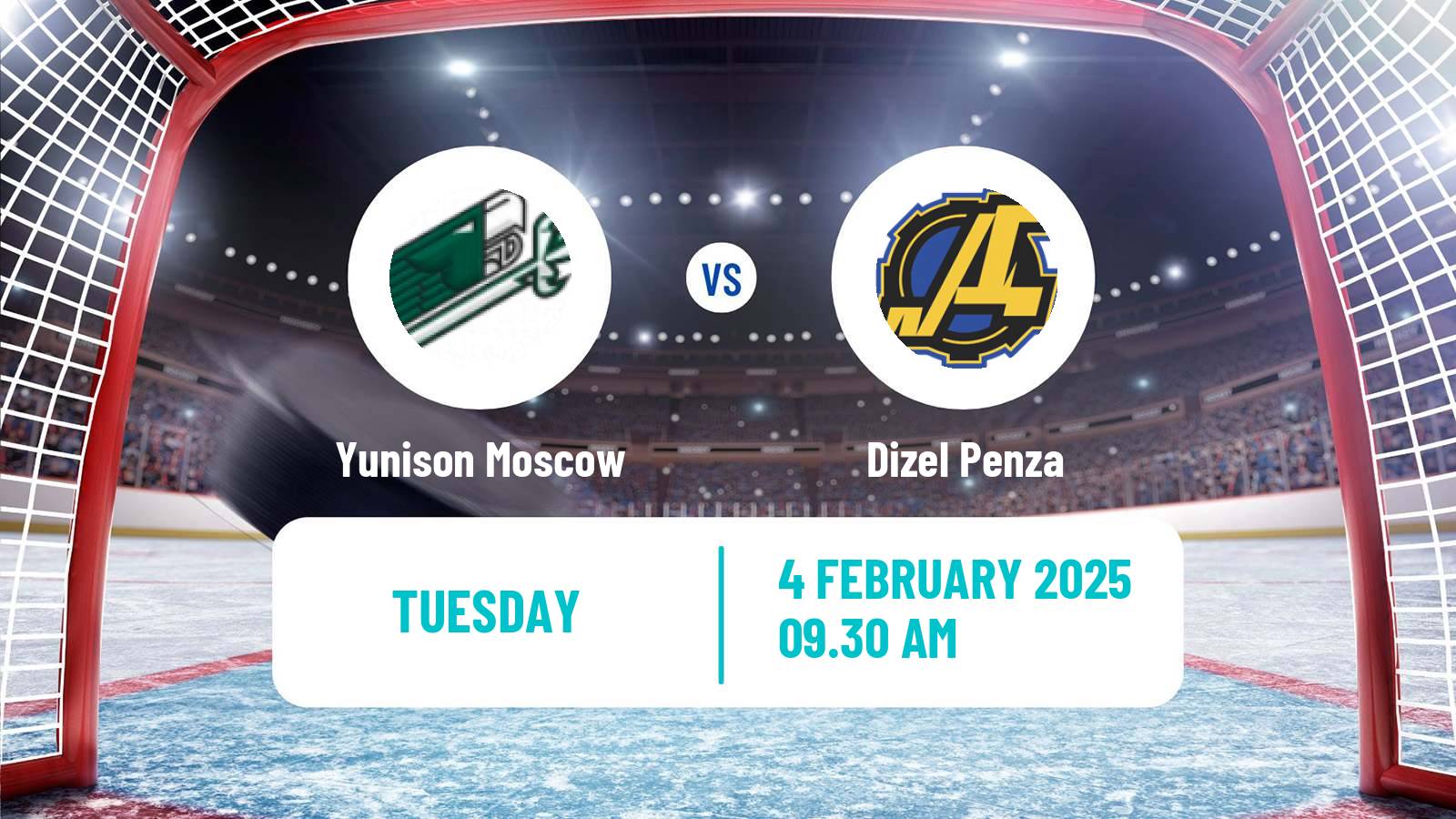 Hockey VHL Yunison Moscow - Dizel Penza