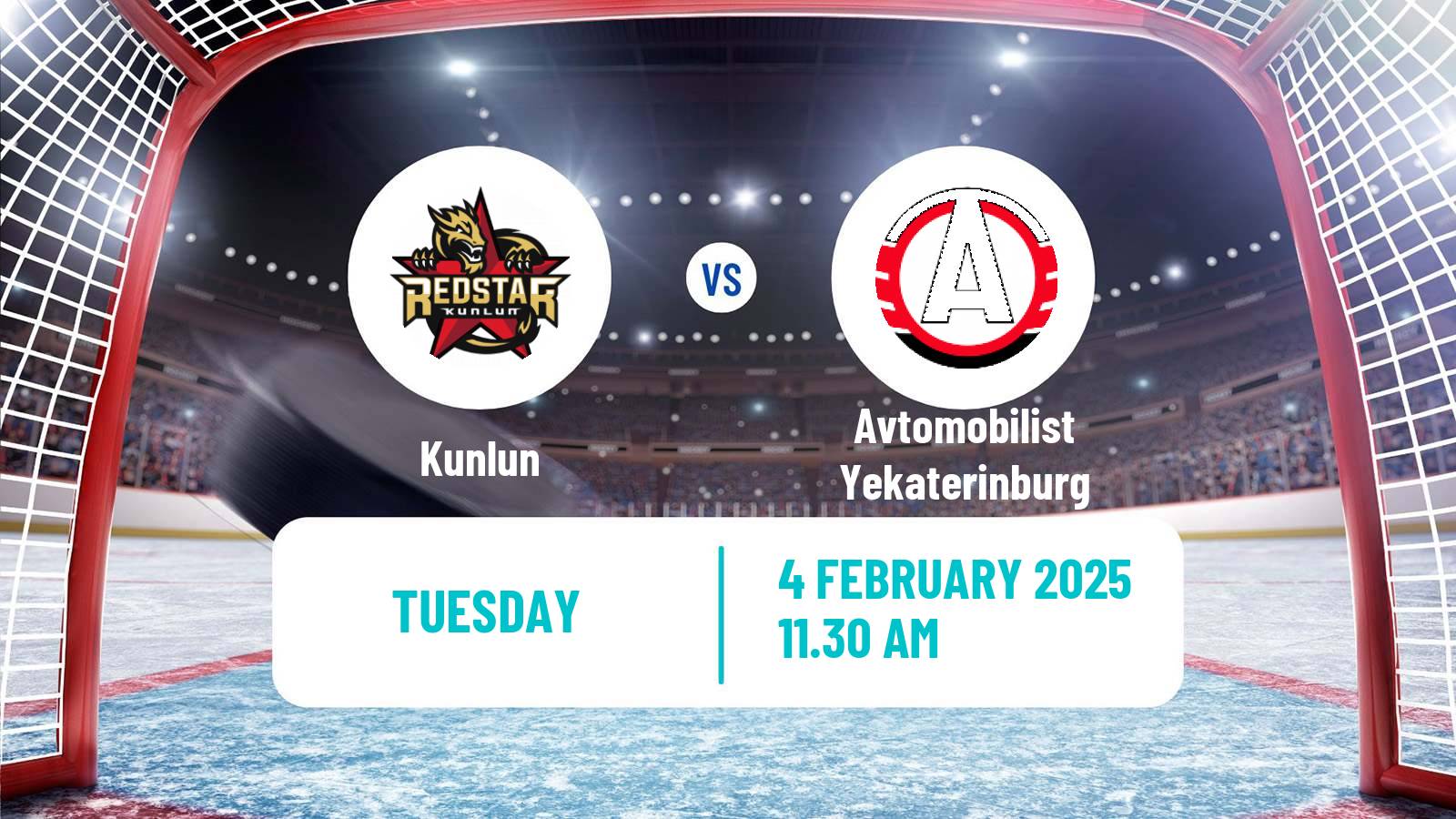 Hockey KHL Kunlun - Avtomobilist Yekaterinburg