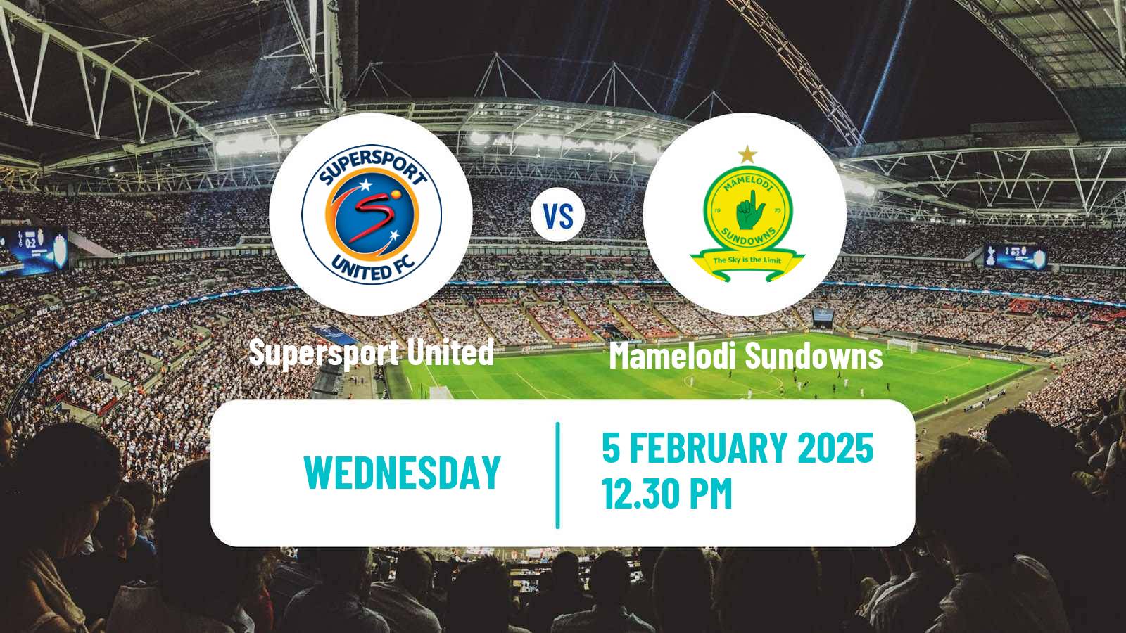 Soccer South African Premier Soccer League Supersport United - Mamelodi Sundowns