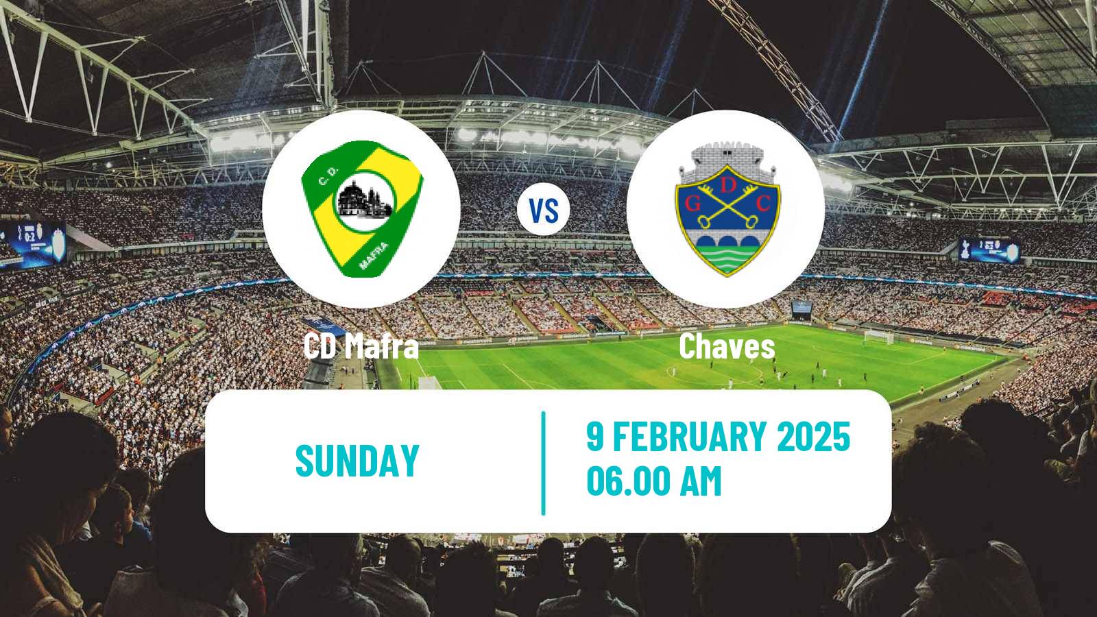 Soccer Portuguese Liga 2 Mafra - Chaves