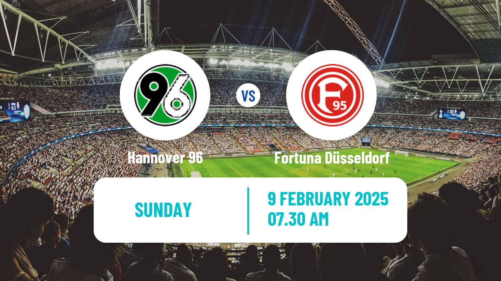 Soccer German 2 Bundesliga Hannover - Fortuna Düsseldorf