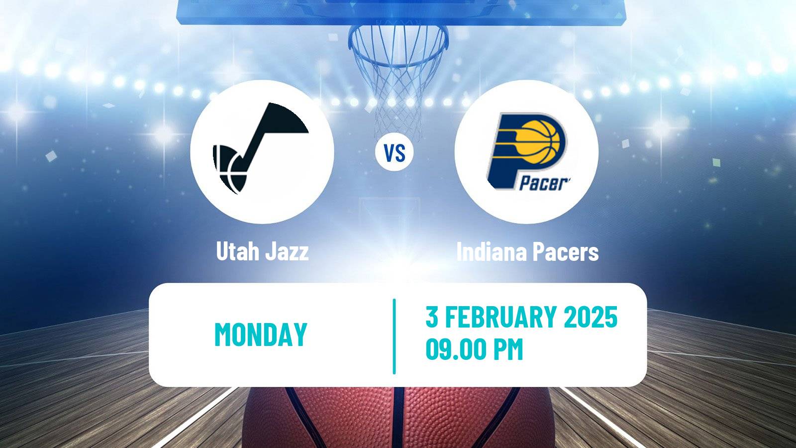 Basketball NBA Utah Jazz - Indiana Pacers