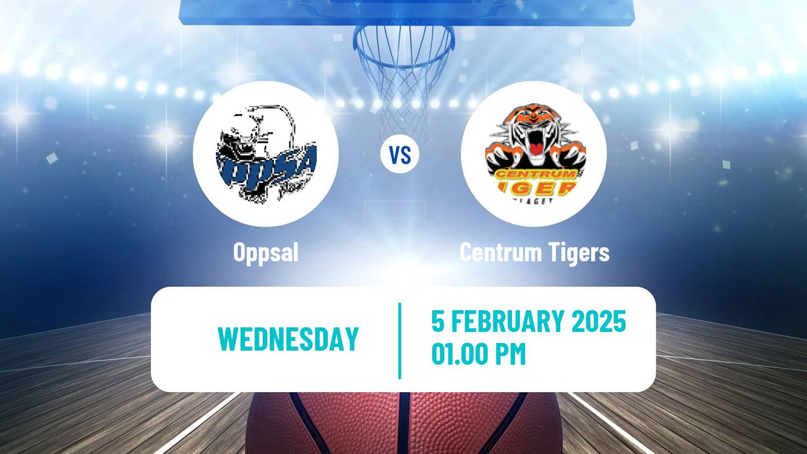 Basketball Norwegian BLNO Oppsal - Centrum Tigers