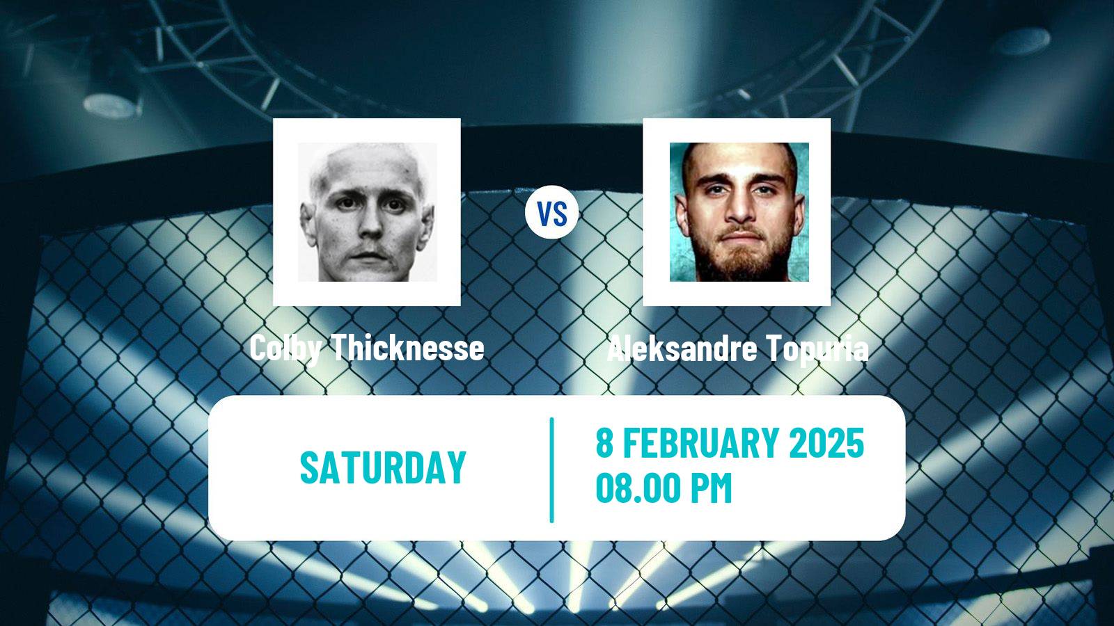 MMA Bantamweight UFC Men Colby Thicknesse - Aleksandre Topuria