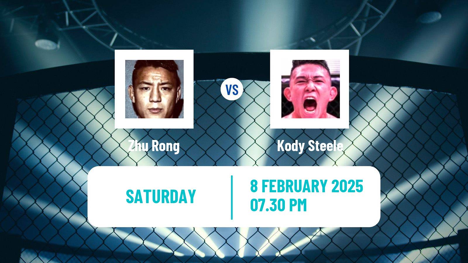 MMA Lightweight UFC Men Zhu Rong - Kody Steele