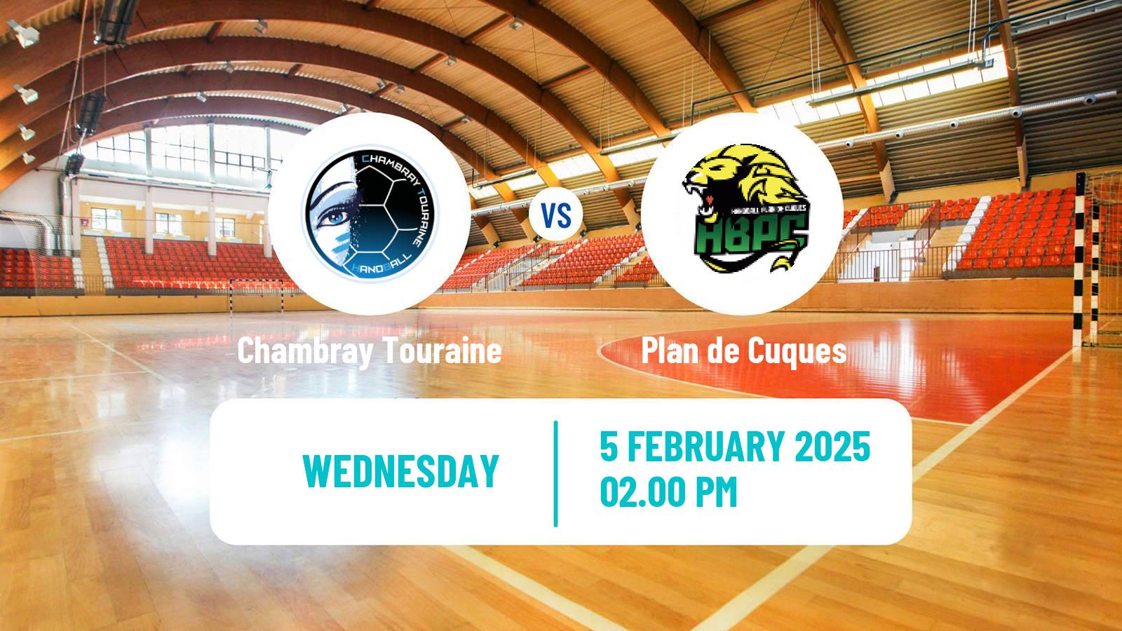 Handball French Division 1 Handball Women Chambray Touraine - Plan de Cuques