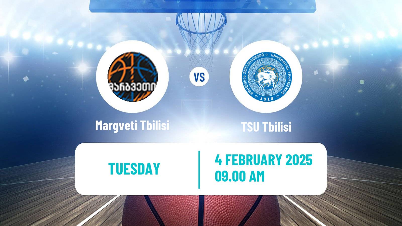 Basketball Georgian Cup Basketball Margveti Tbilisi - TSU Tbilisi