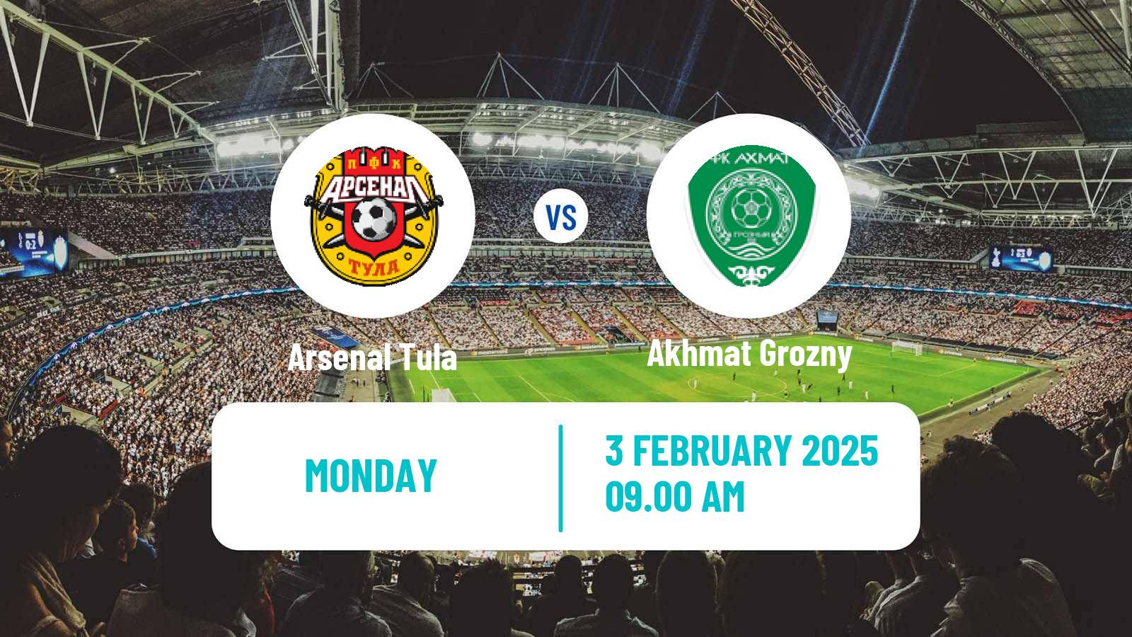 Soccer Club Friendly Arsenal Tula - Akhmat Grozny