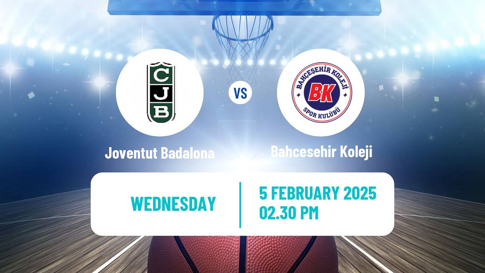 Basketball Eurocup Joventut Badalona - Bahcesehir Koleji